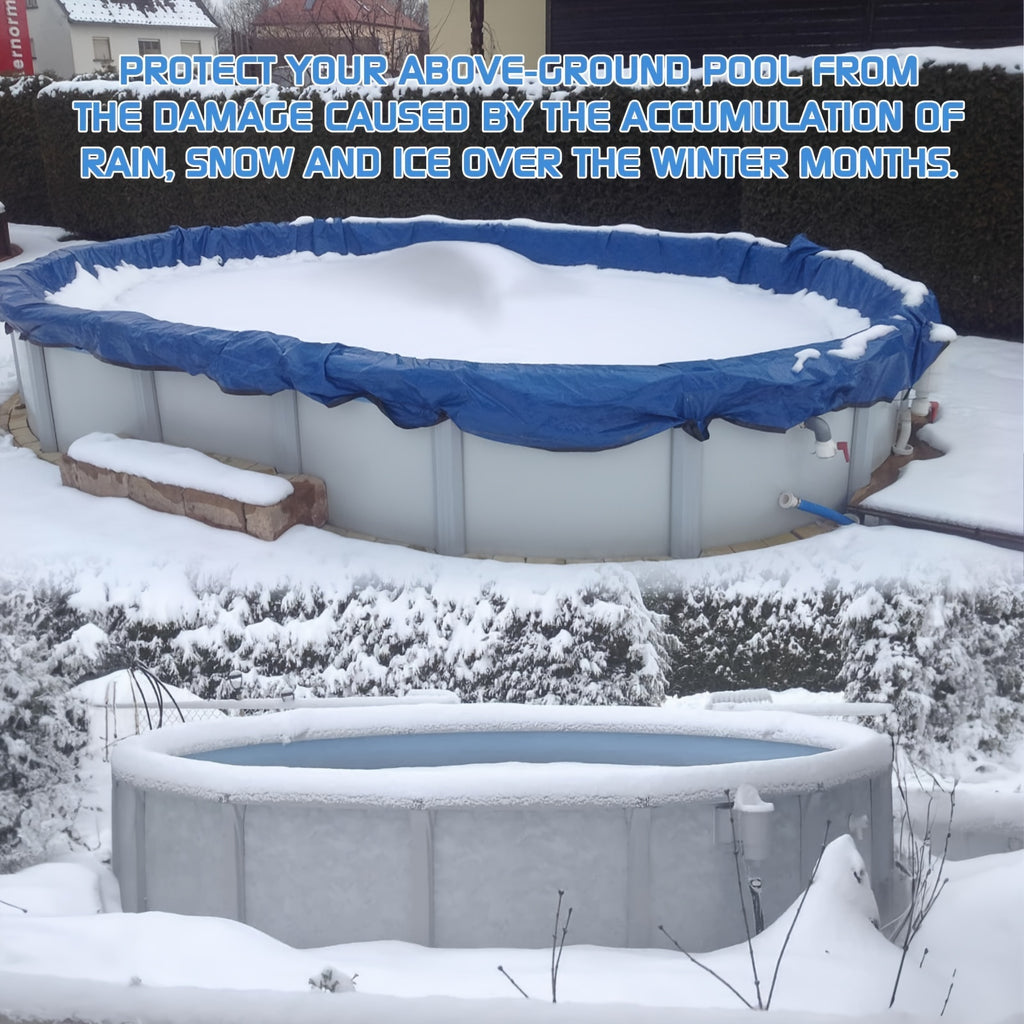 Pool Pillow for Above Ground Pool Winter Closing – 4ft Round 0.4mm Thick PVC Air Pillow Winterizing Kit, Supports Pool Cover, 1-4 Pack Options