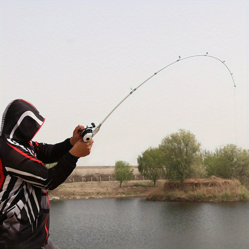 Carbon Fiber Fishing Rod Casting & Spinning – Sensitive Tip Fast Action EVA Grip, 165/180/210cm, Lightweight Outdoor Freshwater Saltwater Fishing Pole