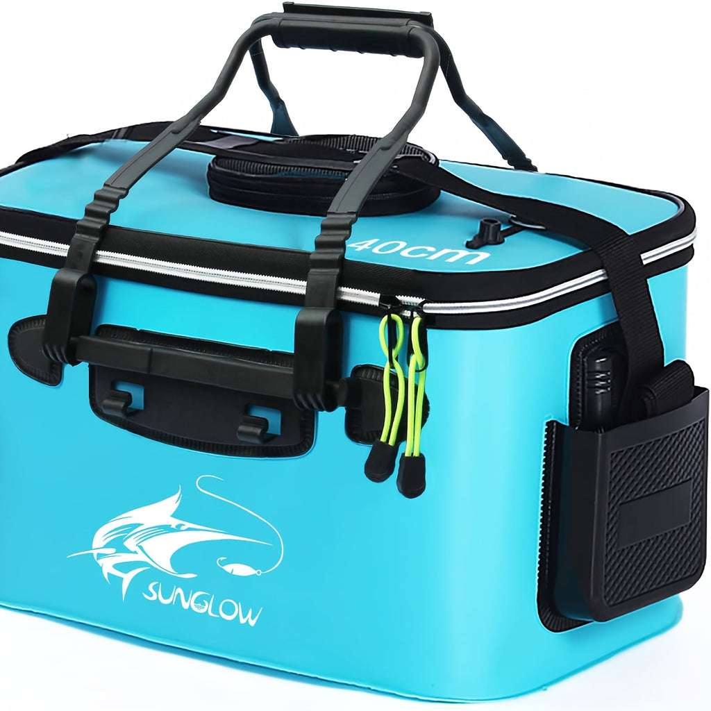 Collapsible Fish Bucket for Fishing – EVA Live Fish Holder, Foldable Bait Bucket & Fish Safety Bag for Outdoor Camping, Multiple Sizes & Colors