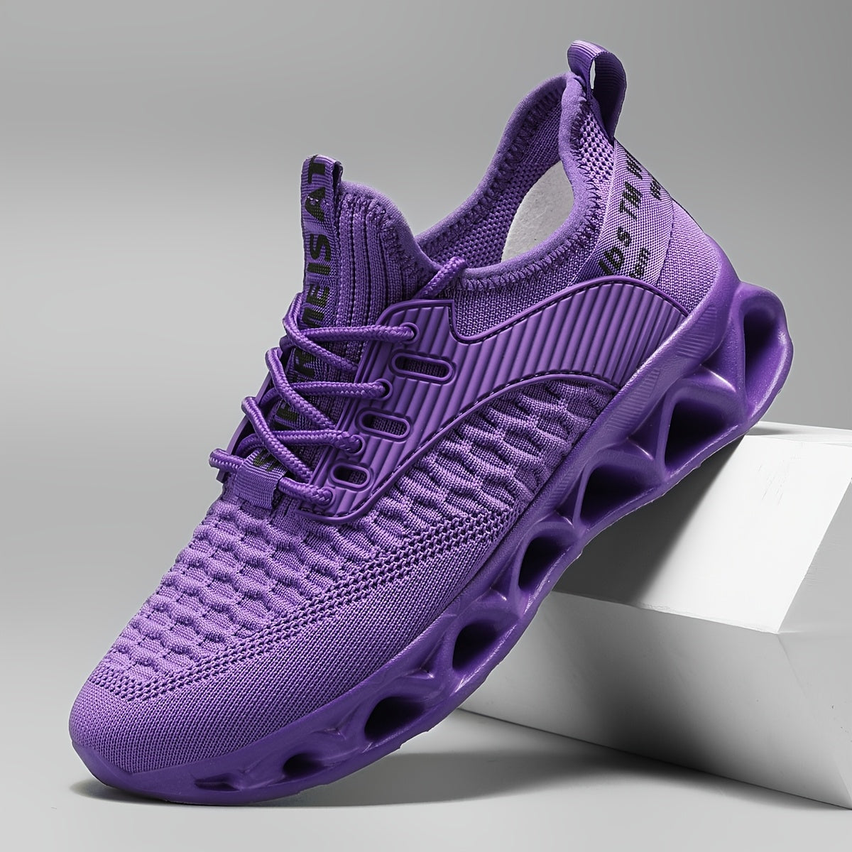Women's Breathable Running Shoes – Stability Support, EVA Sole, Fabric Upper, Solid Color All-Season Sneakers, US 6-13, 7 Colors