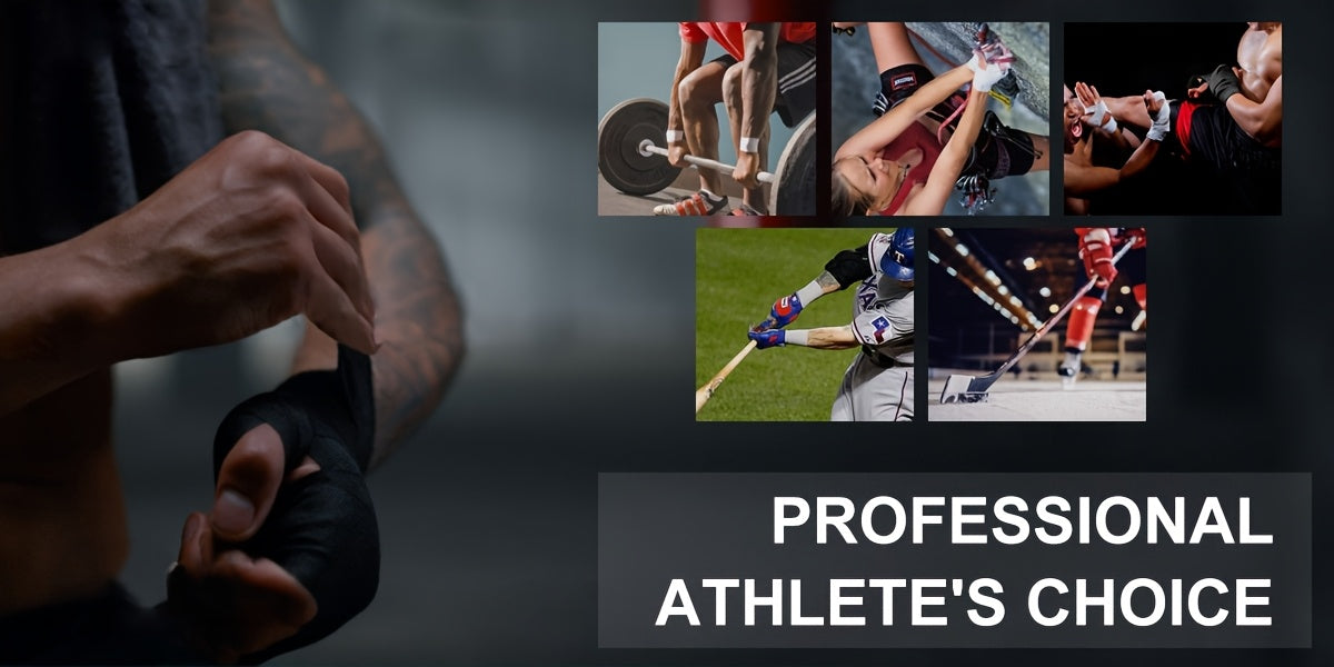 Athletic Sports Tape 4 Rolls 45ft Each – High-Adhesion Finger Ankle Wrist Joint Support Tape for Athletes Trainers Baseball Bat Grip Hockey Stick Wrap Basketball Football Volleyball Martial Arts Gym Weightlifting Black White Dark Blue