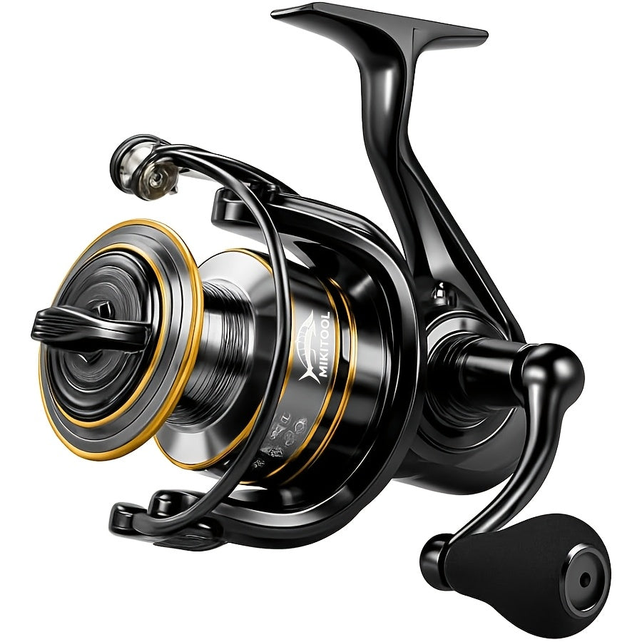 Spinning Fishing Reel High Speed High Gear Ratio Smooth Powerful Drag System Freshwater Saltwater Spinning Reel for Bass Trout Carp Fishing Size 500 1000 3000