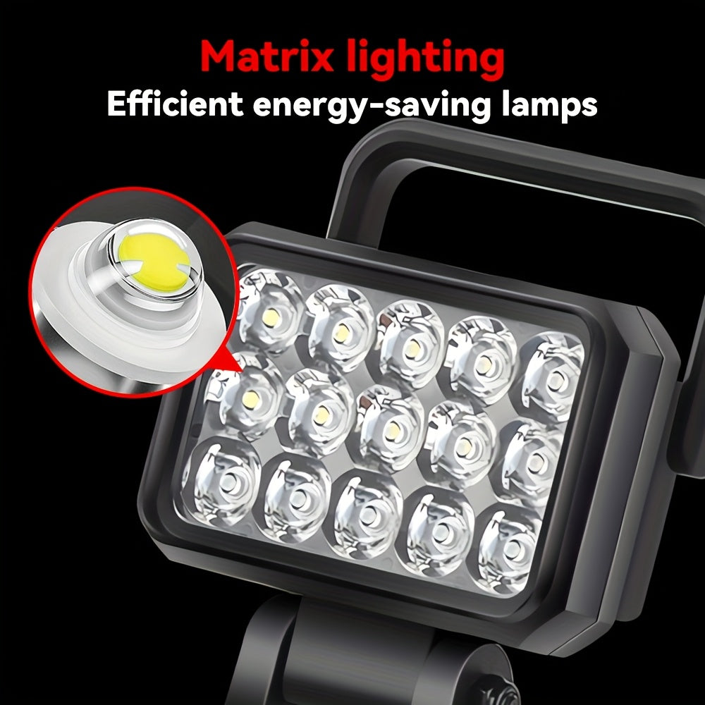 Makita 21V Battery LED Work Light – Portable Camping Lantern & Jobsite Flashlight, IP4X Water Resistant, High Brightness, Emergency Power Outage Light for Hiking & Outdoor Use