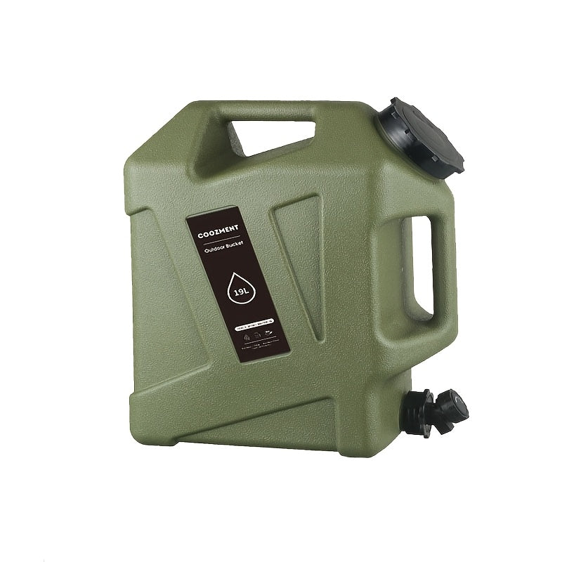 Water Jug with Spigot & 2 Handles – BPA Free PVC Water Container 2.6 to 5 Gal for Camping, RV, Hiking & Outdoor Water Storage, Multiple Colors & Sizes