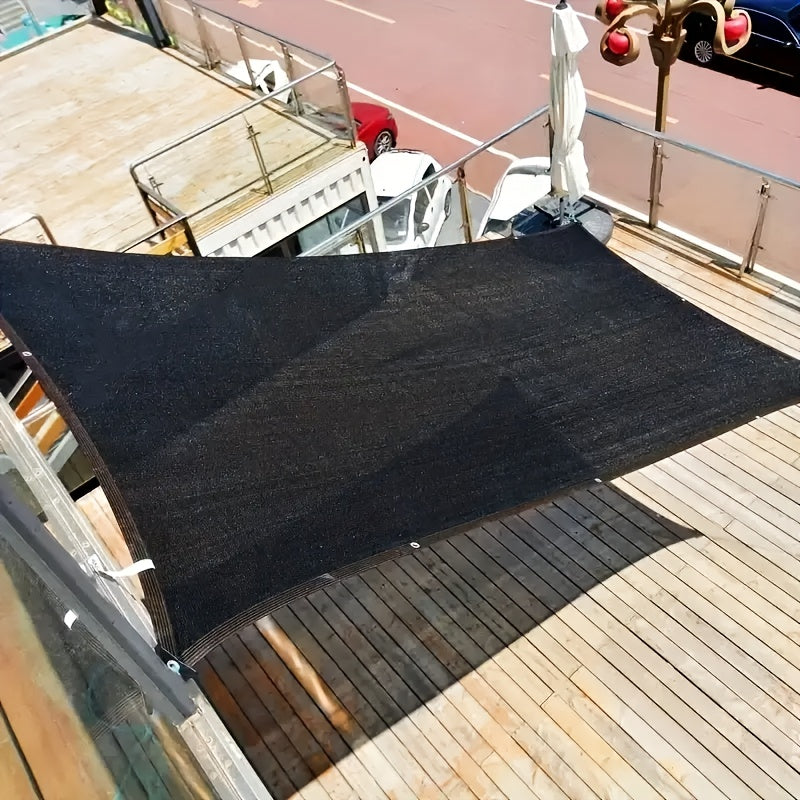 Black Shade Cloth 80% Mesh Tarp – Sun Shade Net for Greenhouse Patio Garden Vegetables Plants Chicken Coop Outdoor Protection Reinforced Grommets Multiple Sizes