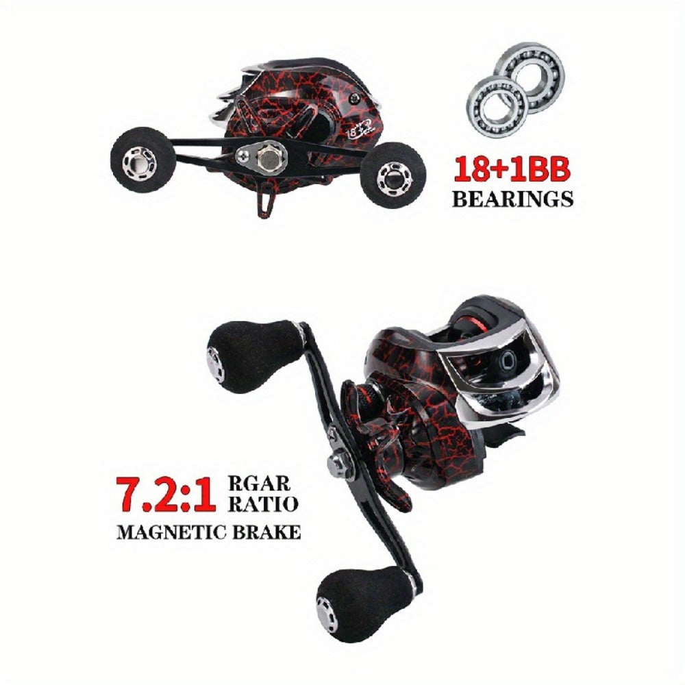 Metal Fishing Reel High-Speed Gear Ambidextrous Spinning Reel for Carp Bass Saltwater Freshwater Left Right Hand Standard Enhanced Models
