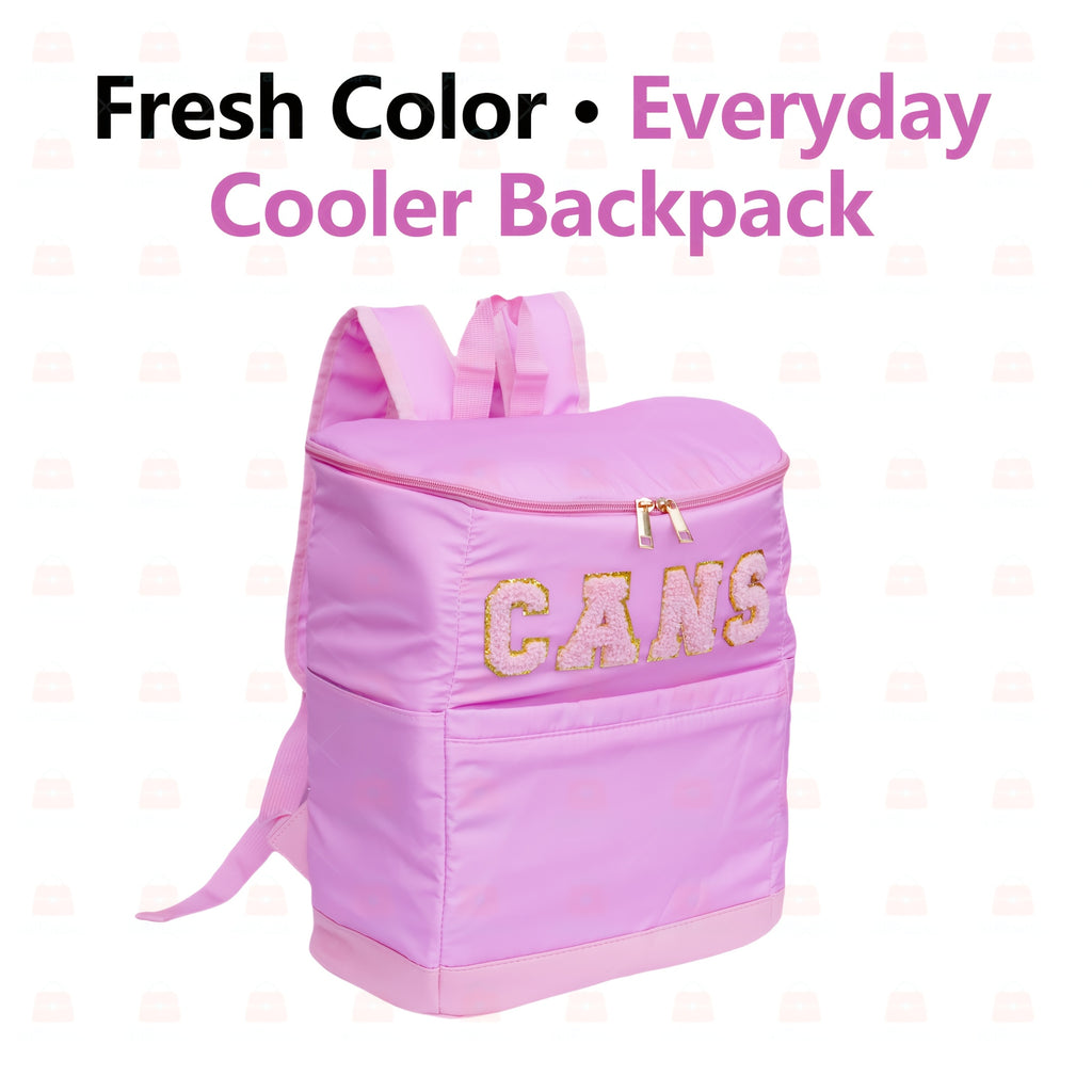 Insulated Cooler Backpack 30-Can Leopard Print Nylon Portable Cooler Bag with Mesh Pockets Adjustable Straps for Beach Camping Picnic Outdoor Travel Daily Use