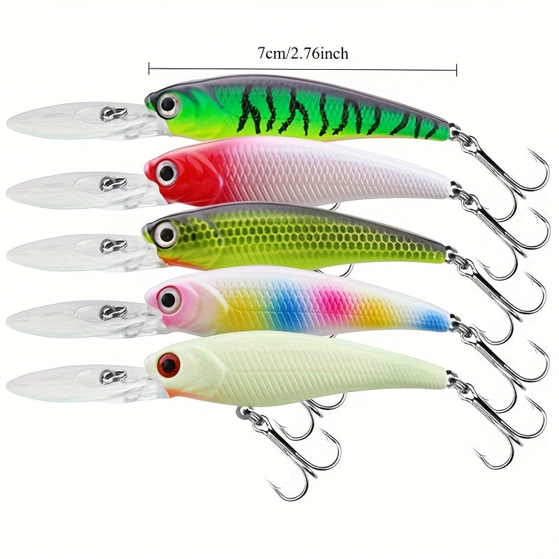 Fishing Lure Set Realistic Swimbaits Spinnerbaits & Minnow Baits for Freshwater & Saltwater – Premium Hard Lures Rotorbaits Mini Fish Baits with Tackle Box – Complete Fishing Bait Kit Angler Gift