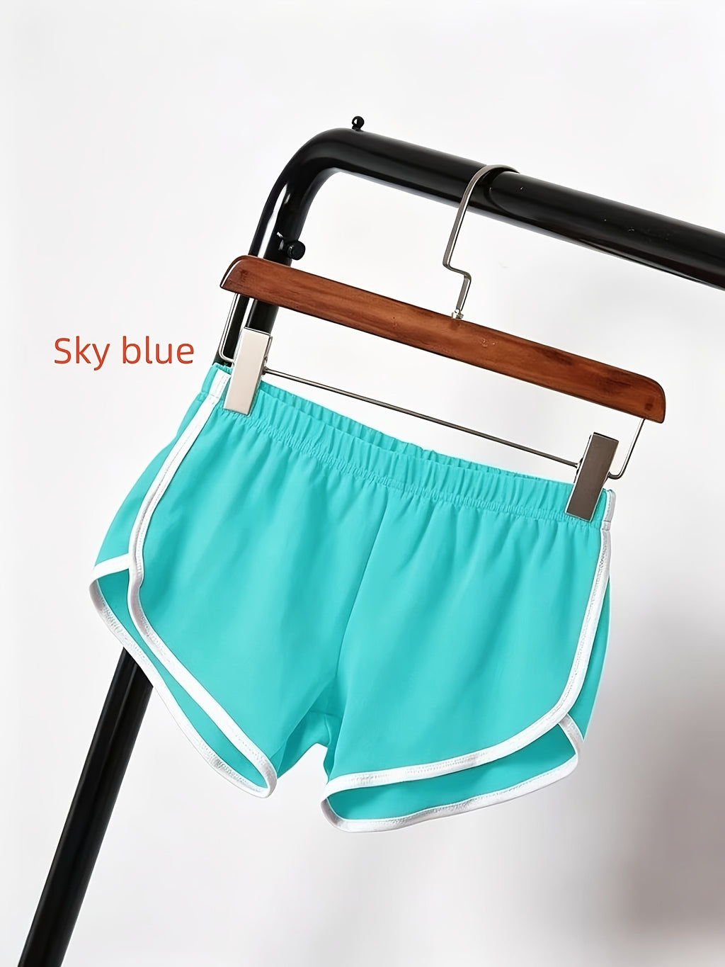 4 Pack Women's Retro Dolphin Shorts Mixed Colors – Breathable Casual Sports Shorts with White Piping & Elastic Waist for Running Gym Yoga Lounge S M L XL XXL