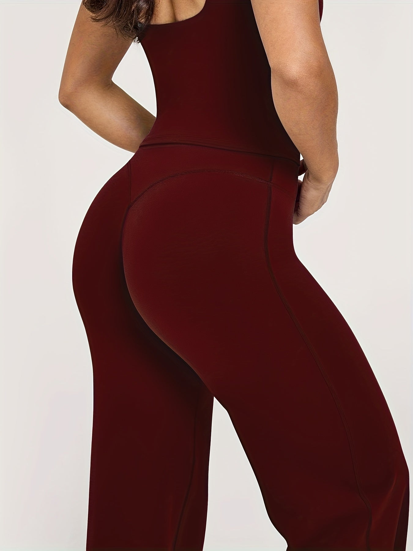 Wide Leg Yoga Pants for Women High Waist Buttery Soft Flare Leggings Plus Size Stretchy Workout Pants for Gym Fitness Training Casual Wear All Season S M L XL