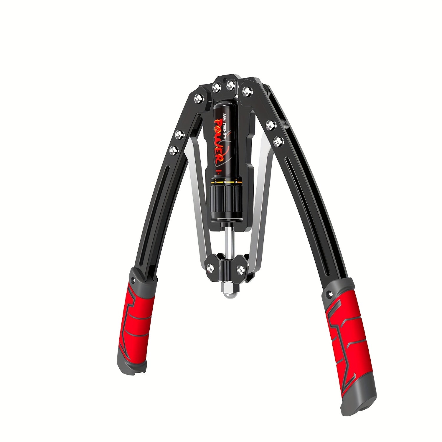 Hydraulic Arm Trainer 22-440 lbs 20-Level Resistance Home Gym Upper Body Strength Machine Chest Shoulder Back Bicep Foldable Carbon Steel Non-Slip