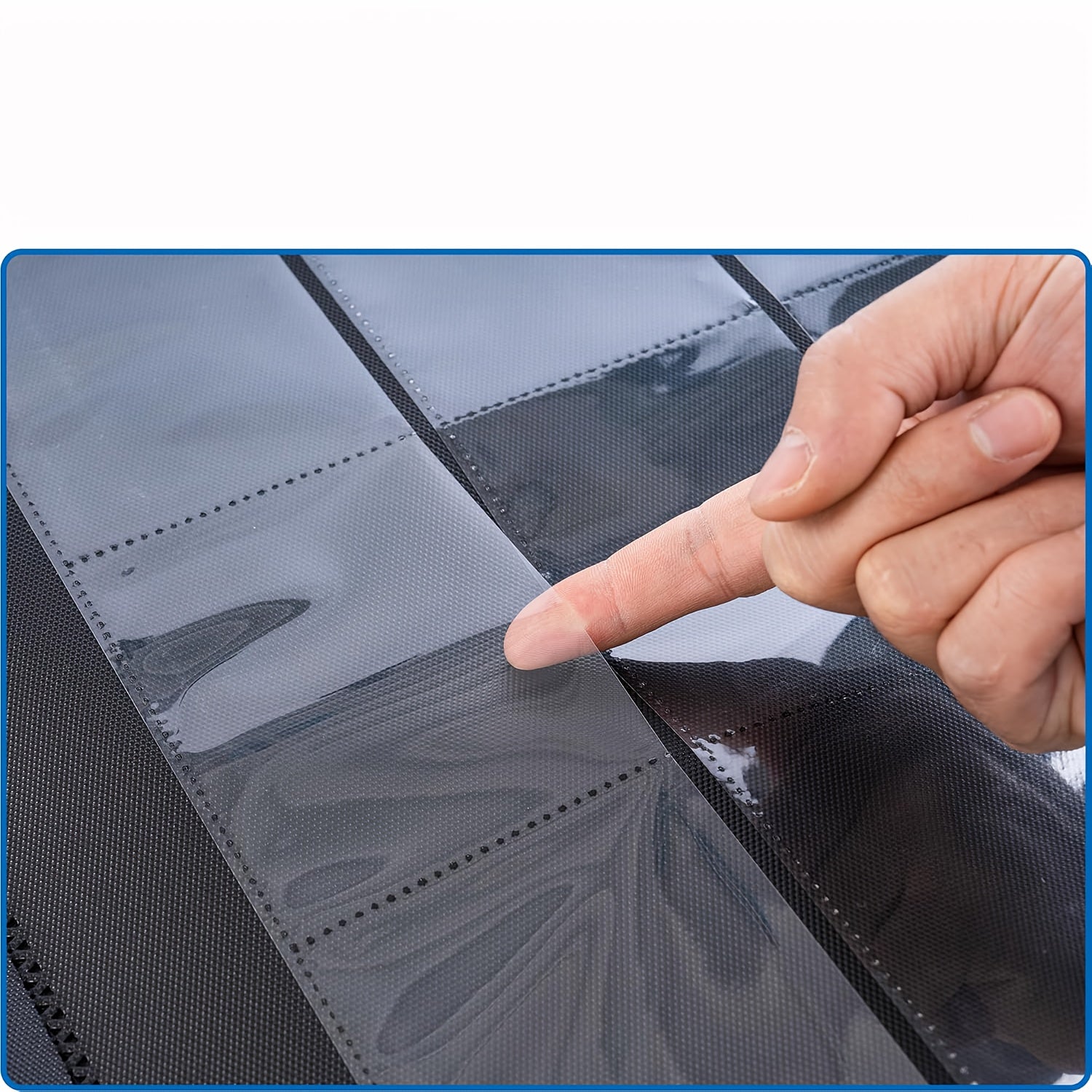 Top Loader Card Binder 9-Pocket 288 Cards Trading Card Album Holder Fits 3x4 Top Loaders Double-Sided Display Storage Case for Pokemon MTG Sports Cards Dot Pattern