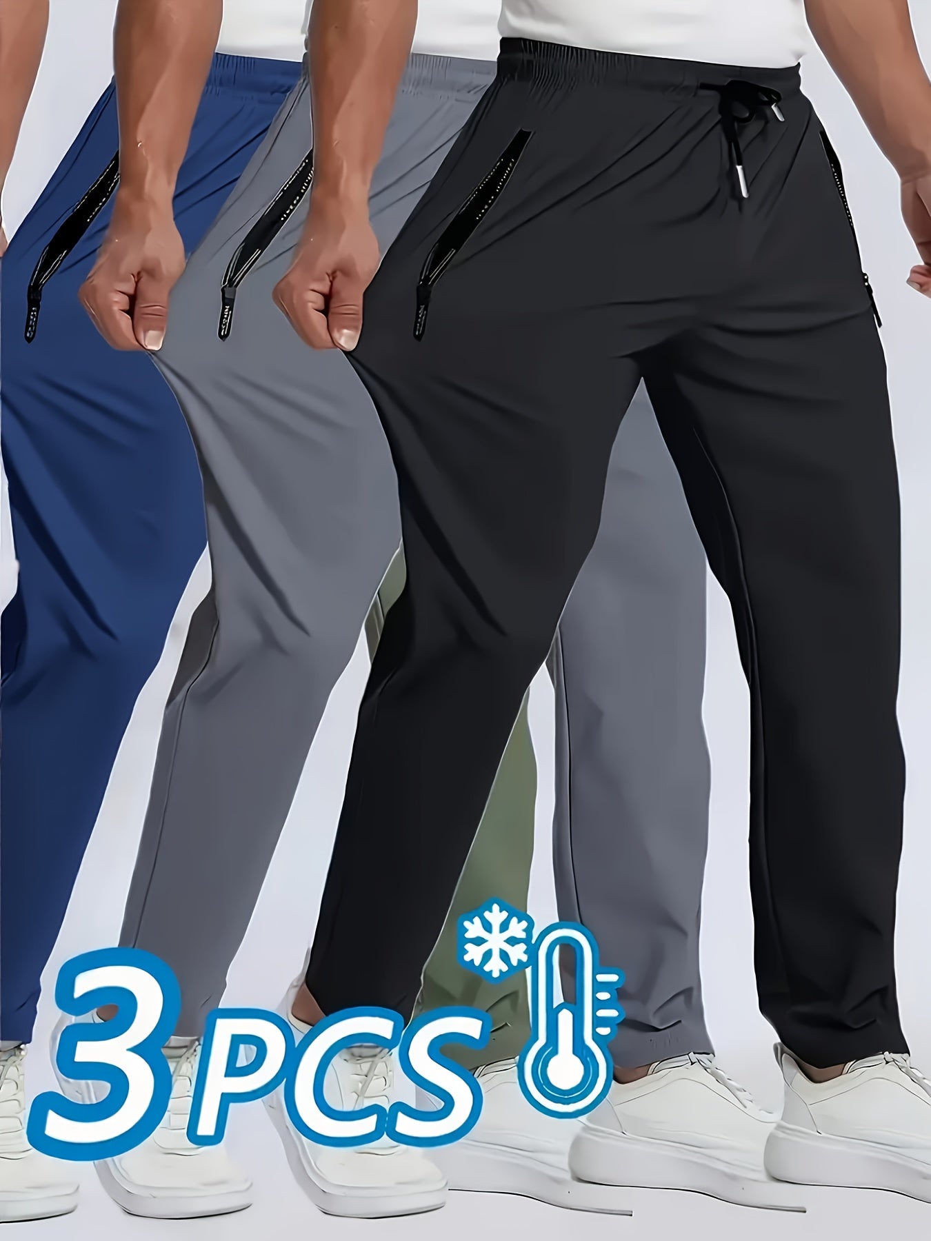 Men's Athletic Shorts 3-Pack Quick Dry Lightweight Stretchy Running Shorts for Men - Breathable Workout Gym Shorts for Rock Climbing Outdoor Sports - Black Dark Blue Light Gray S M L XL XXL XXXL