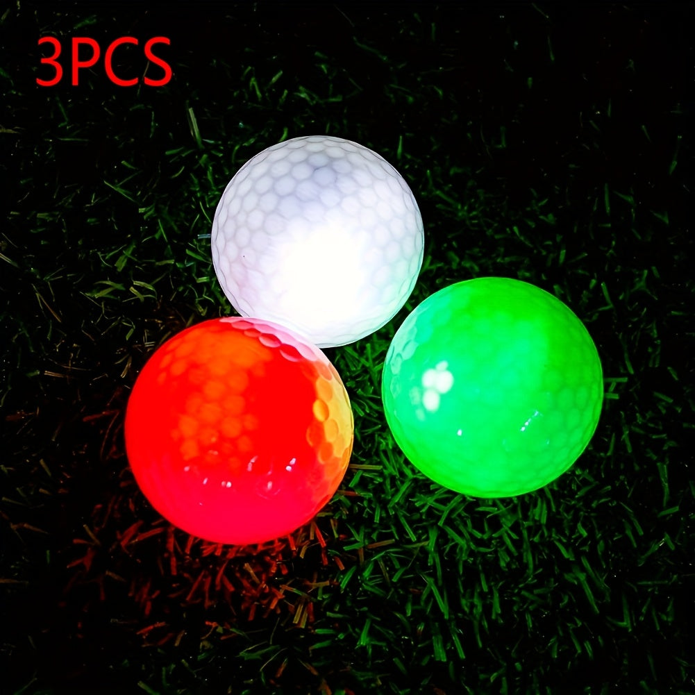 Glow in the Dark LED Golf Balls 6-Pack Night Golf - Light Up Impact-Activated Golf Balls 8-Min Glow 40hr Battery 6 Colors for Night Practice, Backyard Games, Nighttime Golf & Unique Golf Gifts