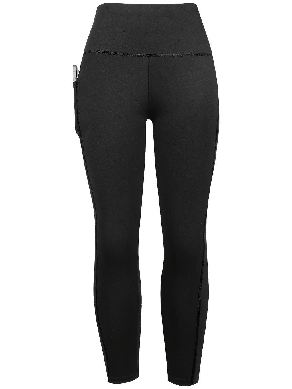 High Waisted Yoga Pants for Women with Pockets High Stretch Solid Color Athletic Leggings for Running Gym Workout Training XS-XXL