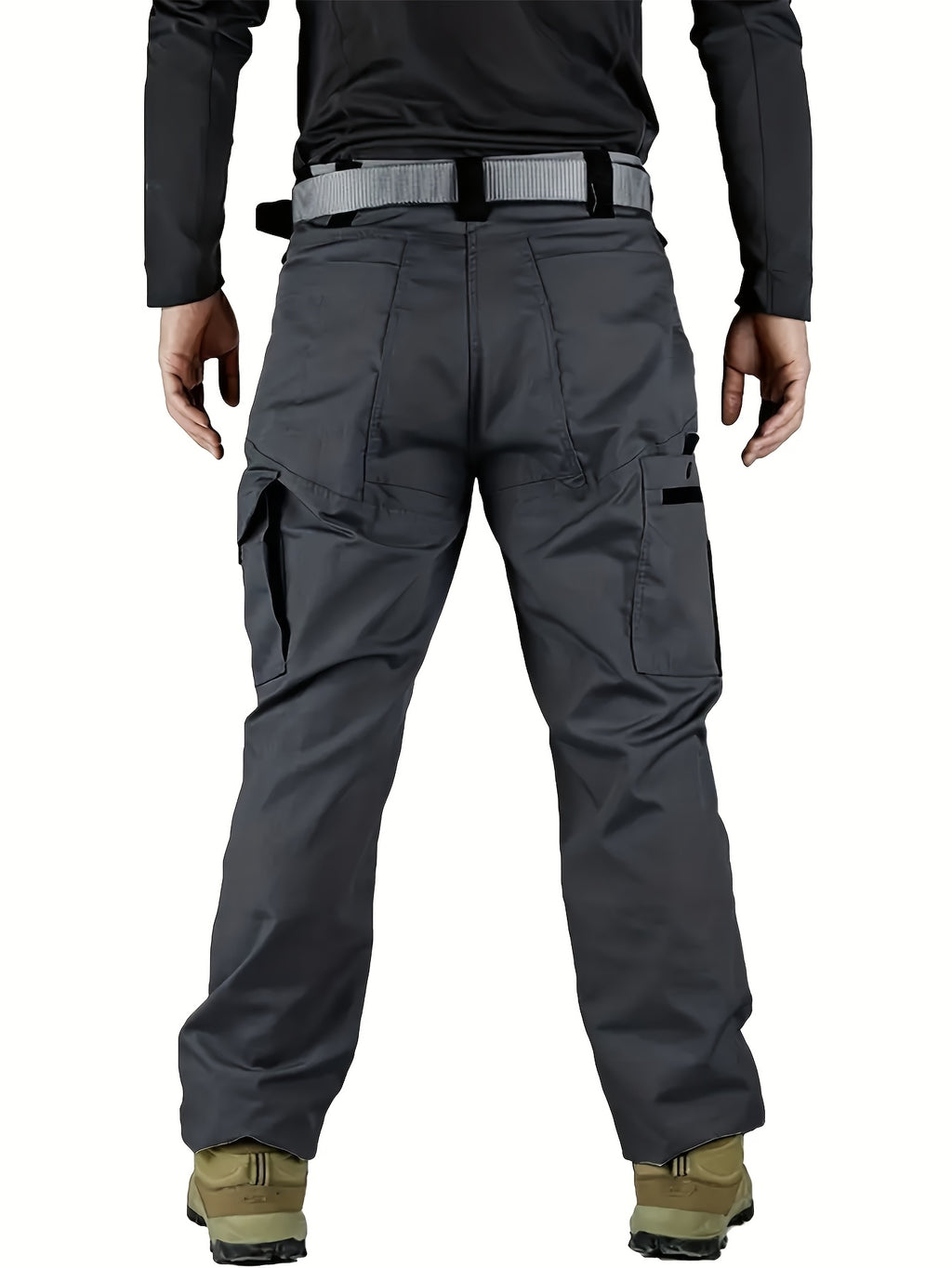 Men's Tactical Cargo Pants Quick-Dry Lightweight Hiking Pants Multi-Pocket Outdoor Work Pants for Men S-XXXL Black Grey Green