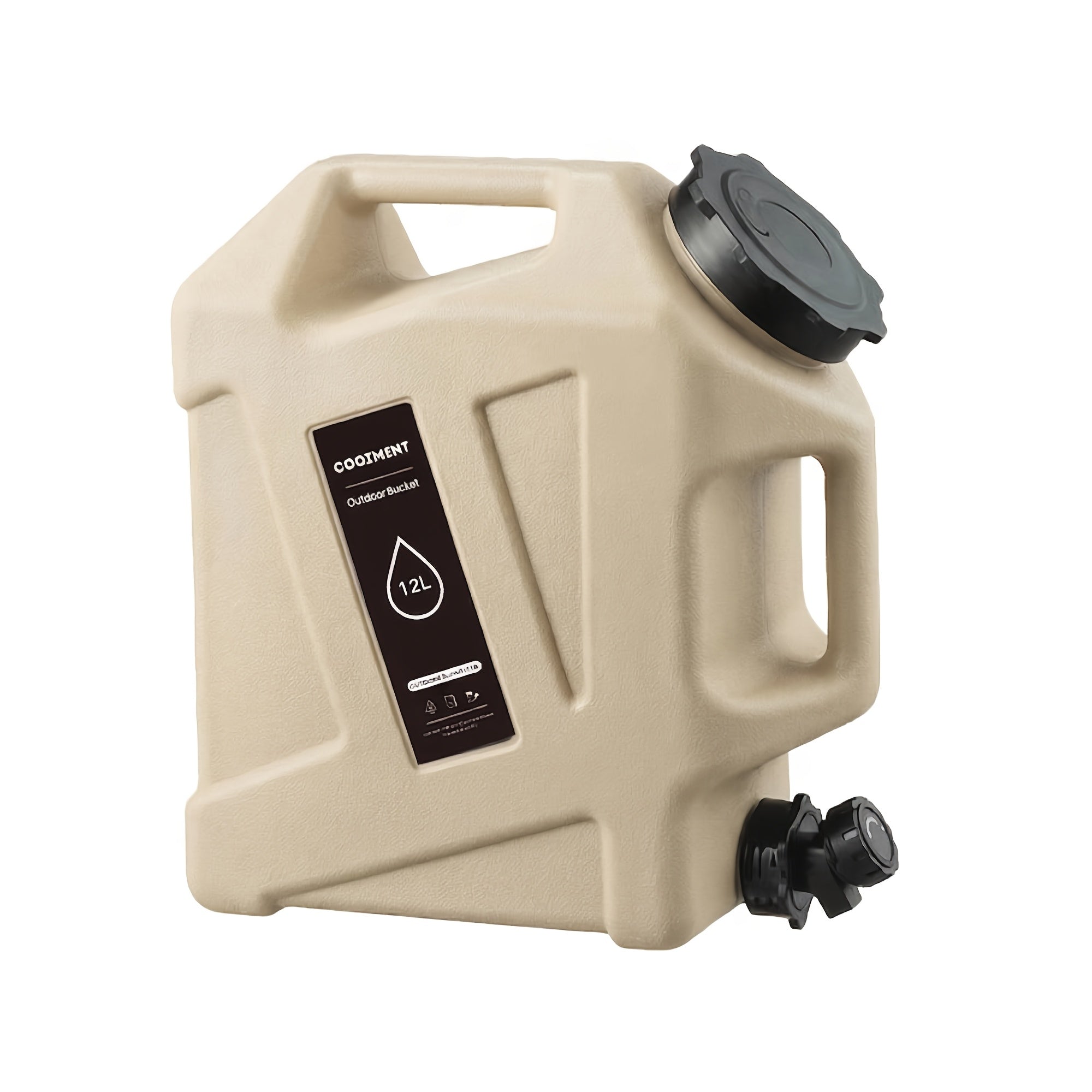Water Jug with Spigot & 2 Handles – BPA Free PVC Water Container 2.6 to 5 Gal for Camping, RV, Hiking & Outdoor Water Storage, Multiple Colors & Sizes