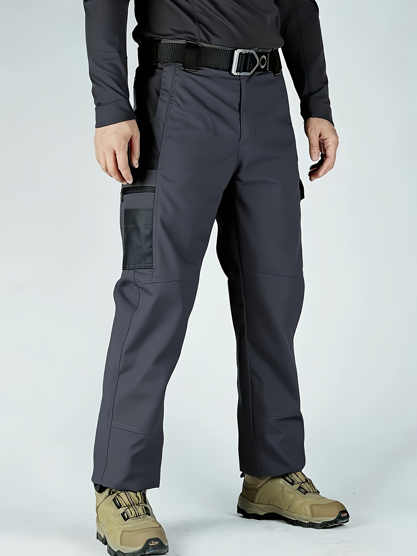 Men's Tactical Cargo Pants Quick-Dry Lightweight Hiking Pants Multi-Pocket Outdoor Work Pants for Men S-XXXL Black Grey Green