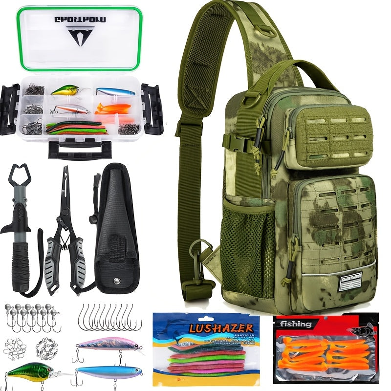Tactical Camouflage Shoulder Bag – Military Style Crossbody Sling Bag for Outdoor Hiking Camping Hunting Travel Men Women Black Green Khaki Camo