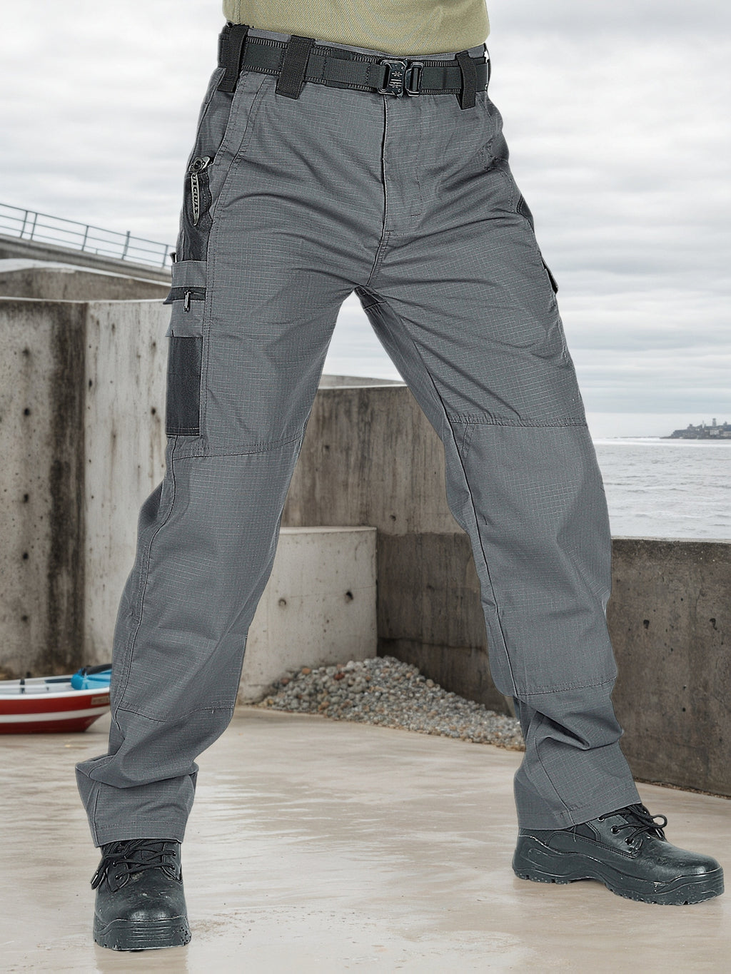 2-Pack Men's Utility Cargo Pants – Lightweight Tactical Workwear with Stretch Ripstop Fabric, Multi-Pocket Design, Sizes S-XXXL, 6 Color Combinations