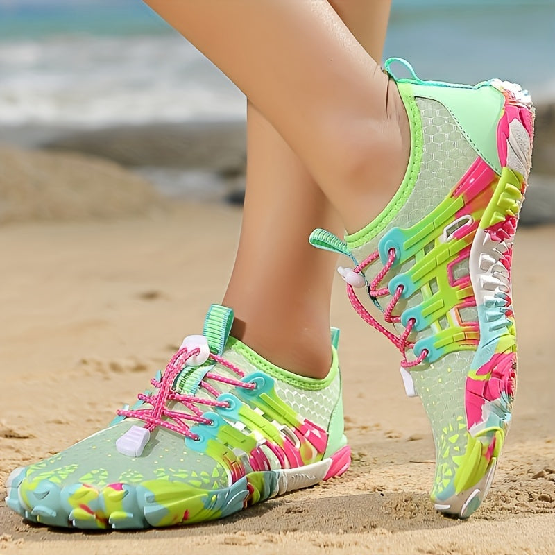 Barefoot Shoes Women Ultra-Flexible Non-Slip Beach Water Shoes Quick-Dry Amphibious Swim Fishing Hiking Walking Aqua Sneakers