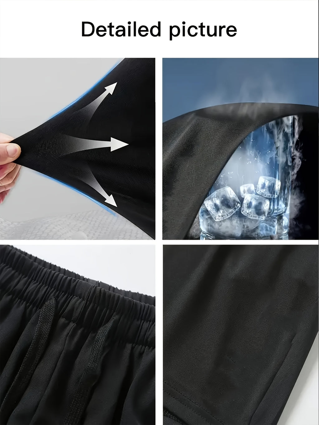 6-Piece Men's Sportswear Set All Season Casual Athletic Outfit Zipper Drawstring Pockets Multi-Color Holiday Gift for Men