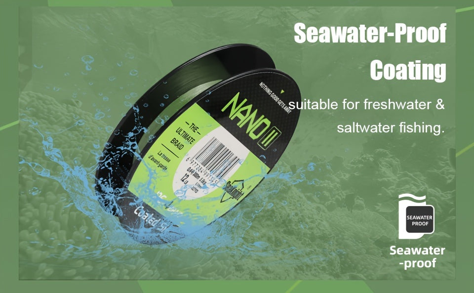 PE Braided Fishing Line 4-Strand – Ultra-Strong UHMWPE Zero Stretch Smooth Casting Line for Bass Trout Catfish Freshwater Saltwater Fishing – Low-Vis Green, Hi-Vis Green & Yellow – 7–15LB 110 & 327 Yds
