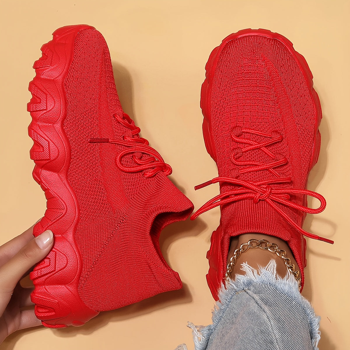 Women's Cushion Running Shoes Breathable Elastic Sock Sneakers Soft Sole – Road Running Outdoor Sports Gym Shoes for Women Sizes US 6-12 Gift for Mom Girlfriend