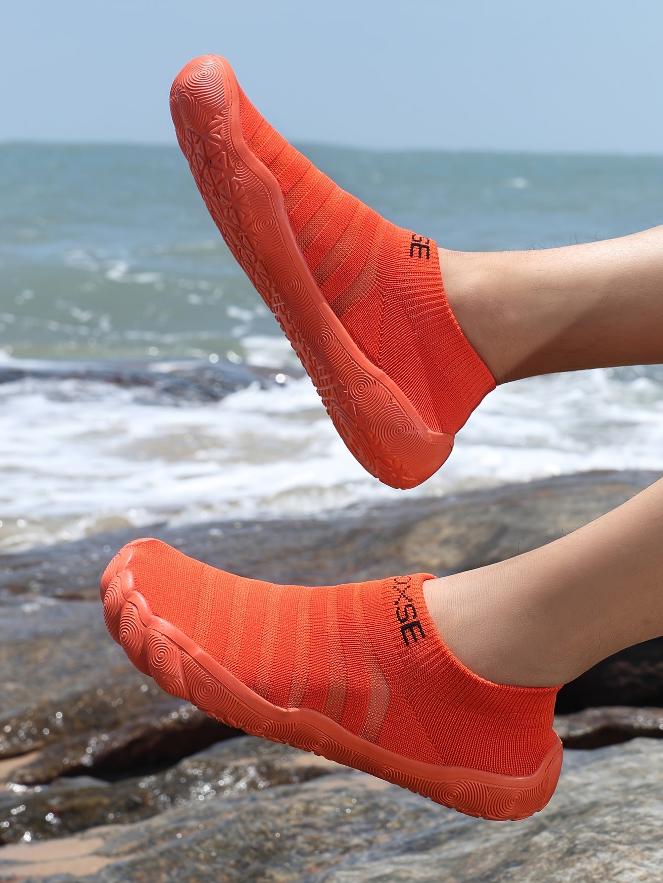 Women's Lightweight Water Shoes Breathable Outdoor Hiking Beach River Wading - TPR Sole Ergonomic Design All Season Footwear - White Black Yellow Red US 5 to 13