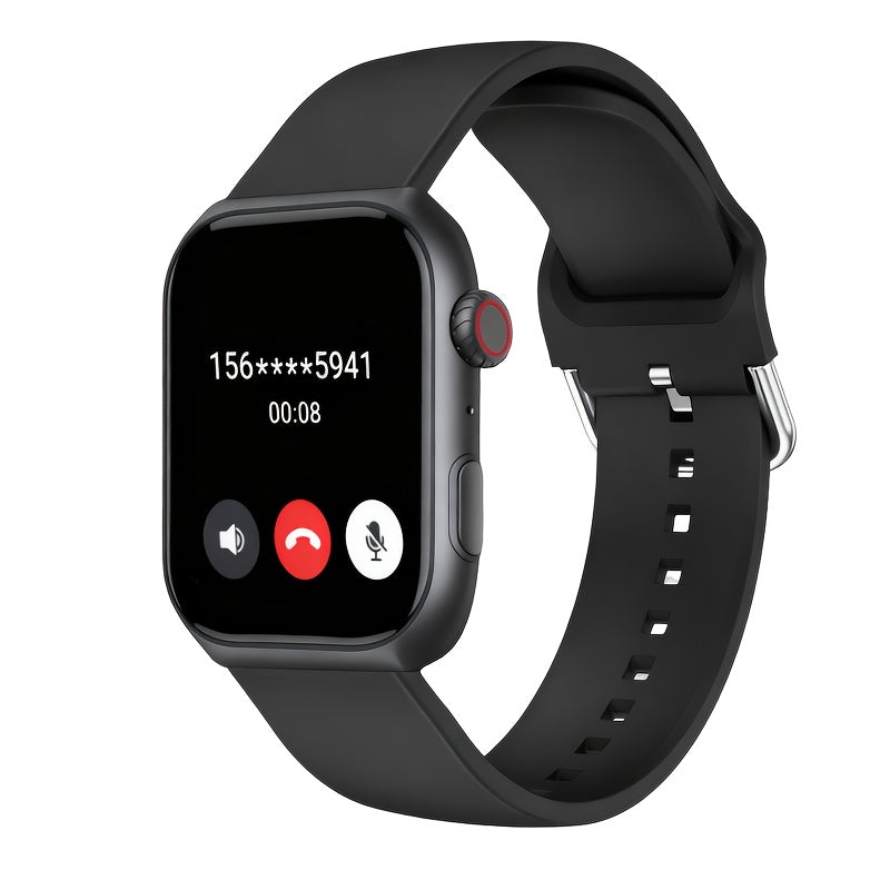 Smart Watch 1.83 Inch Screen Wireless Calling Fitness Tracker Step Counter Heart Rate Monitor Multiple Sports Modes for iPhone Android Men Women