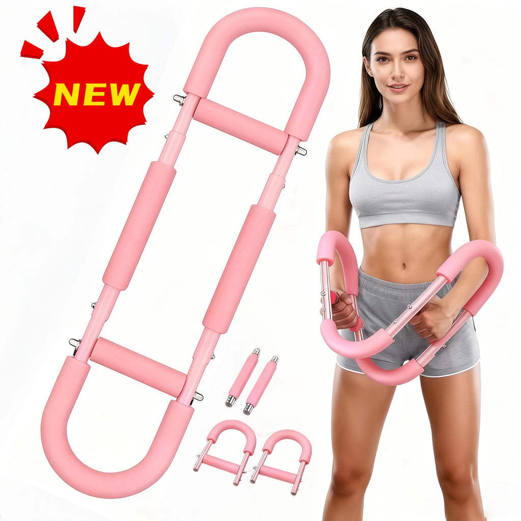 Arm Strength Trainer 3-Bar 3-Level Adjustable – Portable Detachable Forearm Chest Workout Device for Home Gym, Strength Training Muscle Building