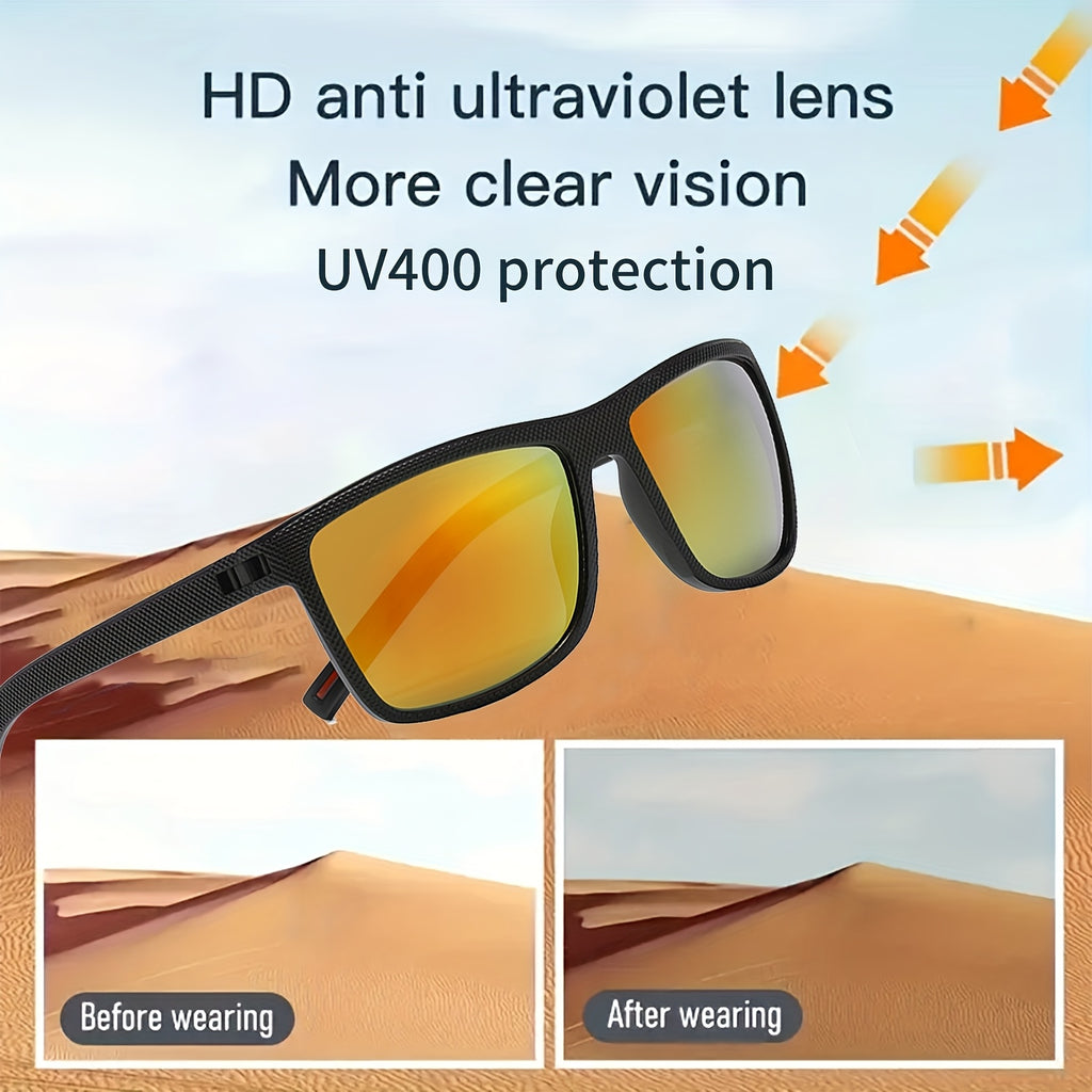 UV Protection Sunglasses 6-Pack for Men Women – Lightweight PC Frame Anti-Glare High-Definition Lenses, Outdoor Driving Sports Eyewear, Bulk Glasses Set