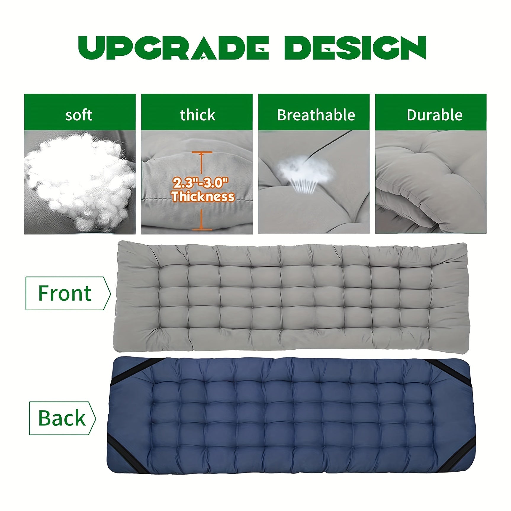 Folding Camping Cot with Mattress 75 Inch Heavy Duty – Portable Sleeping Cot with Carry Bag for Adults, Camping, Hunting, Travel & Guest Bed Indoor Outdoor