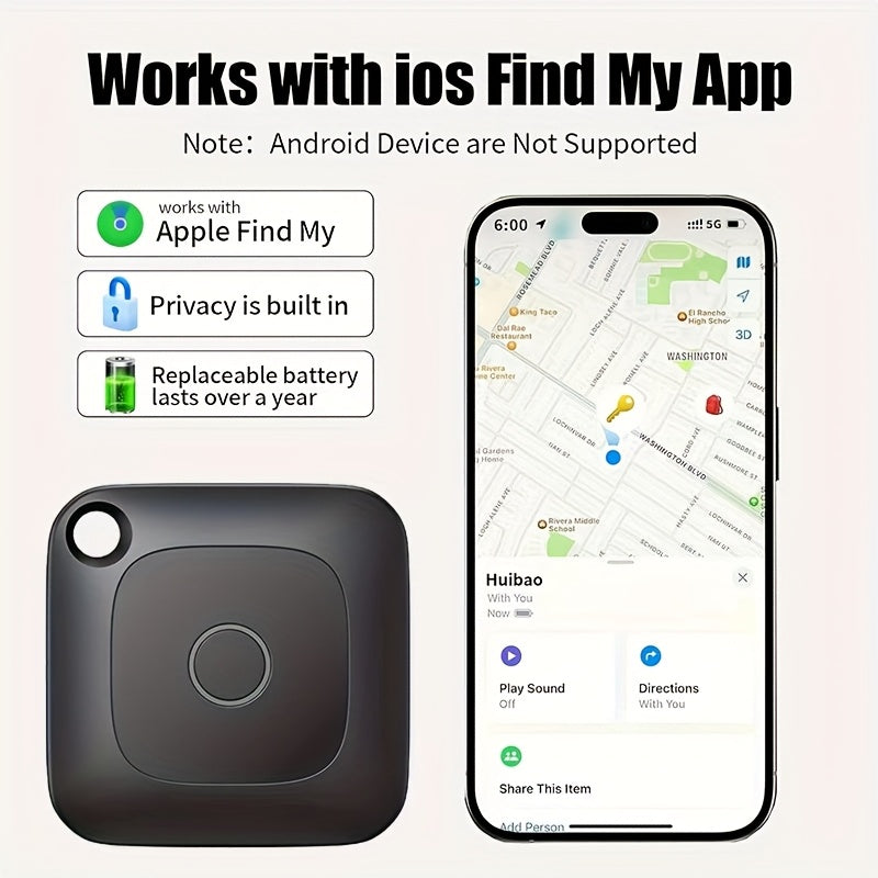 Bluetooth Item Tracker Smart GPS Locator 1/2/4/8 Pack – Mini Wireless Finder for Keys Wallet Luggage Bags Cars – High Decibel Alarm App Control Anti-Lost Device Gift for Travelers