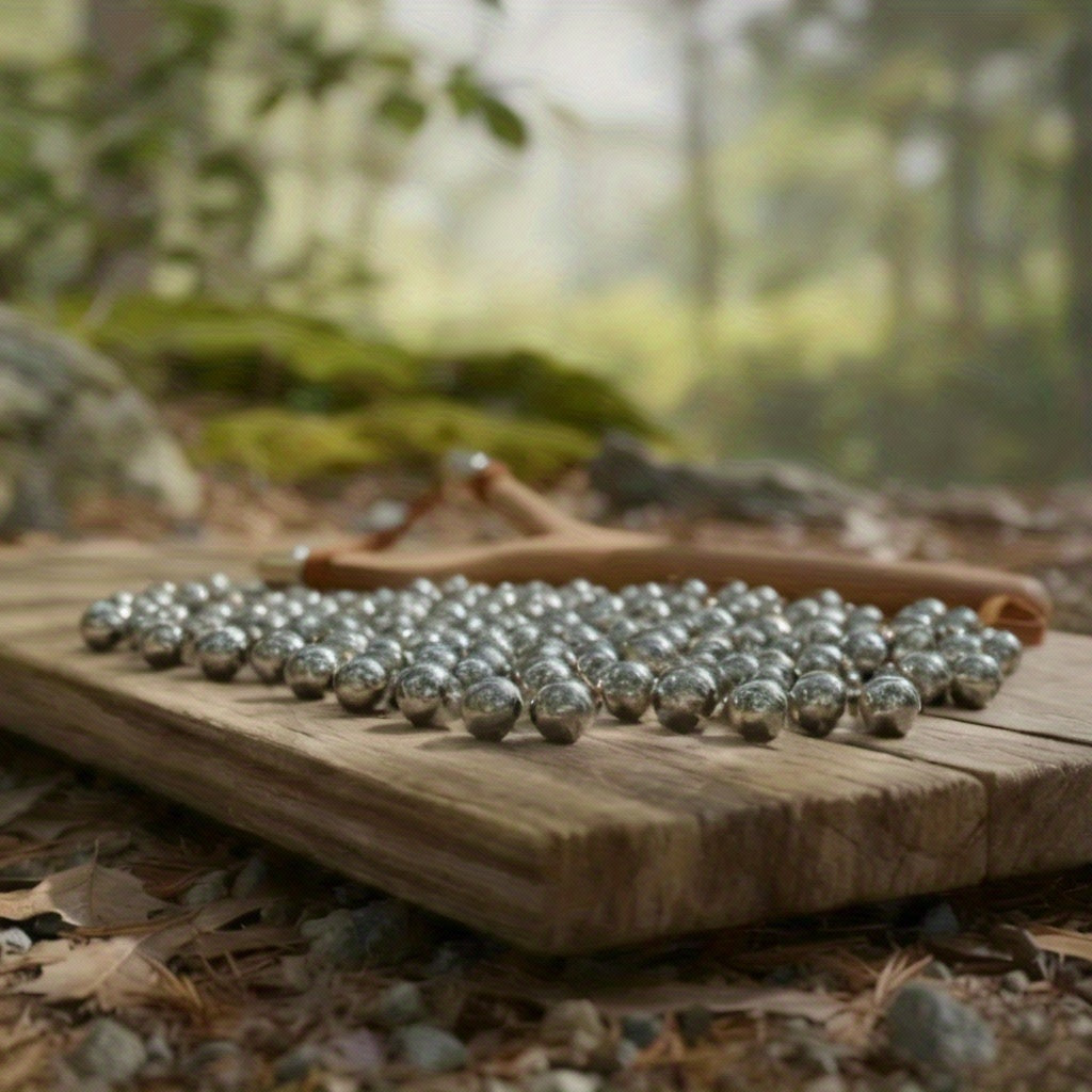 Slingshot Steel Balls 8mm High-Precision – 180 or 350 Pcs Durable Steel Ammo for Slingshot Shooting, Bicycle Bearings & Outdoor Leisure, No Assembly Required