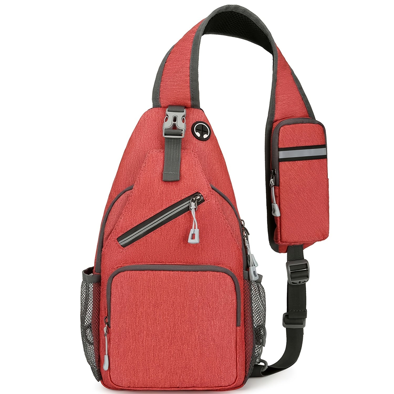 Crossbody Sling Bag for Men Women Large Capacity – Single Shoulder Travel Bag Multi-Purpose Outdoor Hiking Commuter Everyday Carry EDC Bag Secure Zipper Closure Unisex 14 Colors