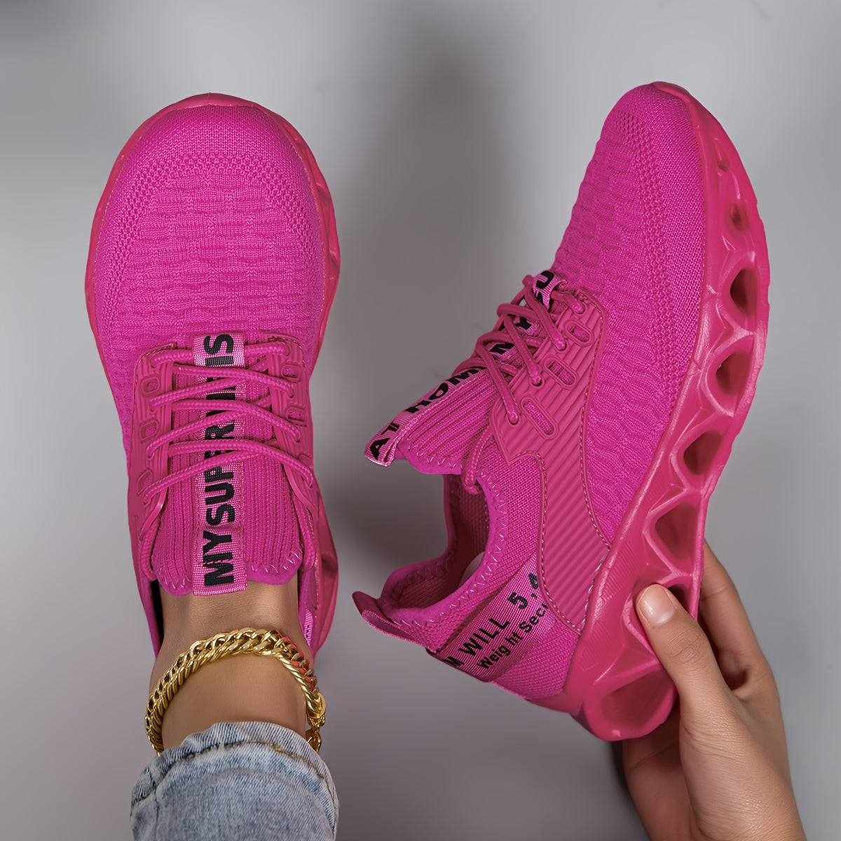 Women's Sneakers Athletic Running Shoes Lightweight Breathable Mesh Tennis Shoes Lace-Up Walking Shoes Casual Workout Shoes for Women Multiple Colors US 6-17.5