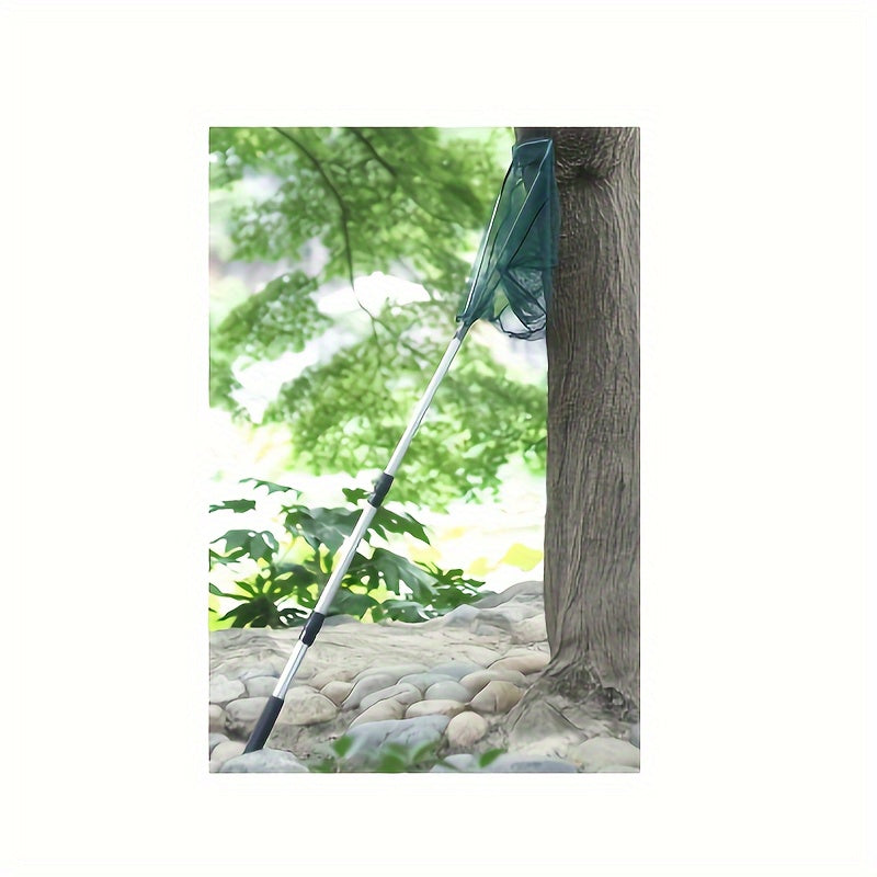 Fishing Landing Net with Telescoping Aluminum Handle Extends to 50 Inches Freshwater Fish Net for Men Women Bass Trout Kayak Dock Bank Fishing