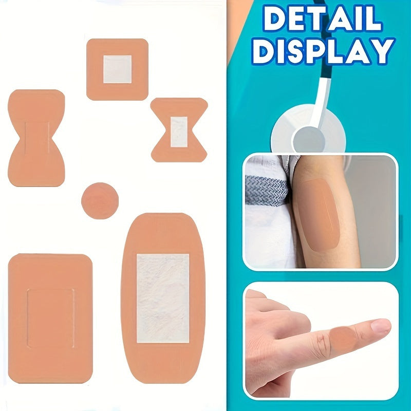 Assorted Bandages 180 360pcs Fingertip Knuckle Breathable Elastic PE Bandage Strips 12 Sizes First Aid Wound Care for Home Outdoor