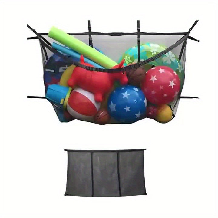 Large Mesh Drawstring Bag Pool Float Storage Bag Inflatable Swimming Ring Bag Beach Pool Toy Organizer Net Bag 60 Inch