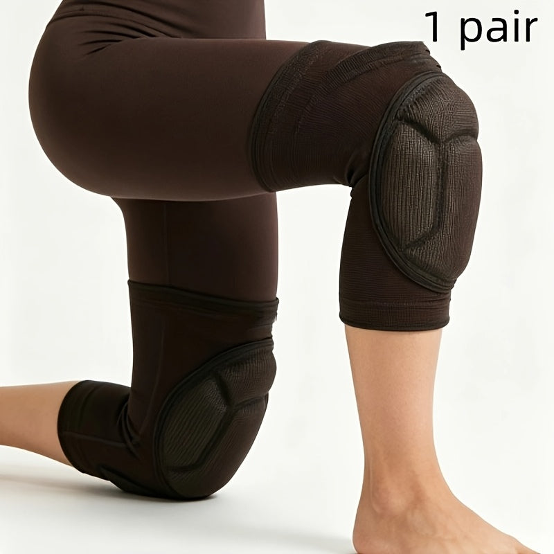 Knee Pads for Adults – Thick Sponge Anti-Slip Knee Sleeves with EVA Foam Padding for Work, Gardening, Flooring, Sports & Outdoor Activities, S/M & Large