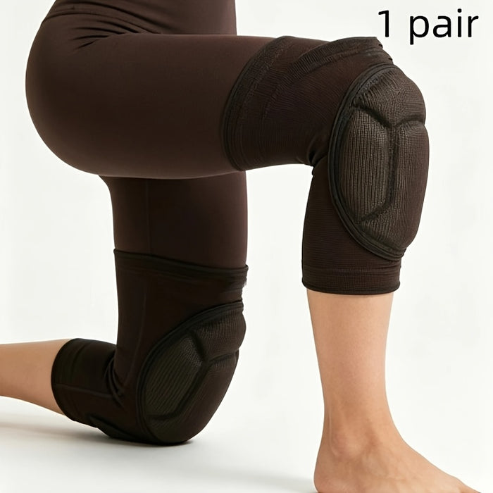 Knee Pads for Adults – Thick Sponge Anti-Slip Knee Sleeves with EVA Foam Padding for Work, Gardening, Flooring, Sports & Outdoor Activities, S/M & Large