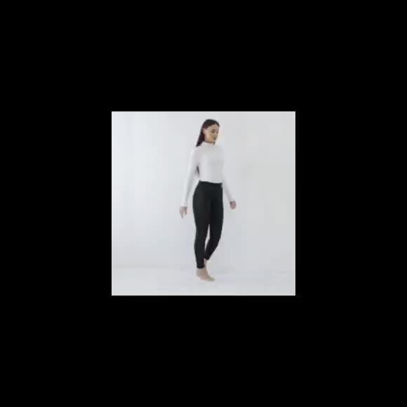 Women's High-Waisted Thermal Leggings Long Pants - Fleece-Lined Stretch Waistband Winter Warm Bottoms - 88% Polyester Knit Fabric - Sizes S-XXL - Fall Winter Thermal Pants for Women