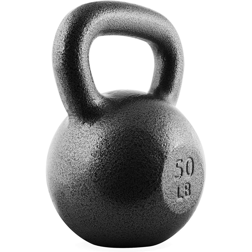 Cast Iron Kettlebell 10 25 35 50 70 LB Hammerstone Painted Flat Bottom Wide Handle – Home Gym Strength Training CrossFit HIIT Full Body Workout Weight