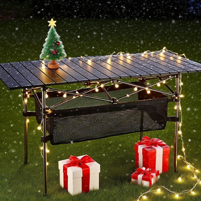 Folding Camping Table with Carry Bag - Lightweight Portable Beach Table for Outdoor Cooking, Picnic, BBQ, Boat, Backyard & Travel | S & M Sizes