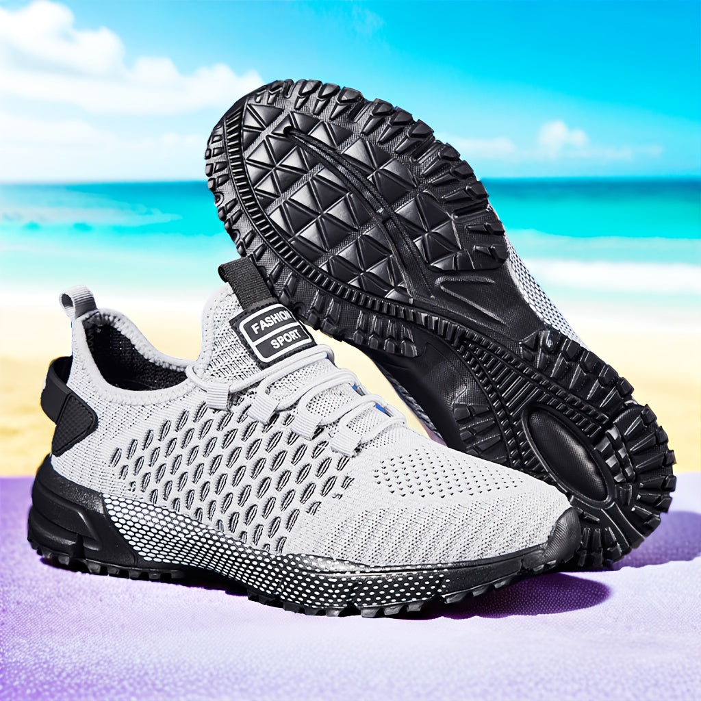 Mesh Athletic Sneakers Men Breathable Lightweight Running Shoes Jogging Fitness Daily Wear Sports Shoes Wide Size Selection