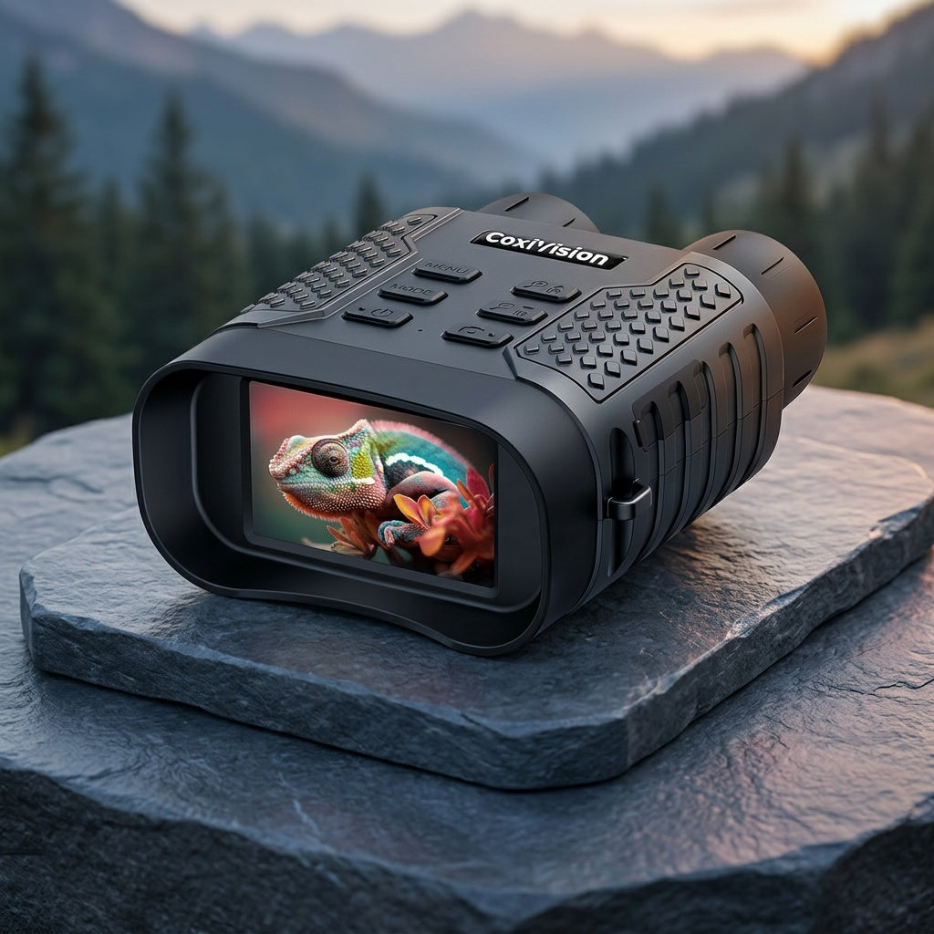 4K Night Vision Goggles for Adults – 3.1" Large Screen, 4400mAh Rechargeable Battery, 48MP Photo & 4K Video, Infrared Night Vision for Hunting, Security, Camping & Wildlife Watching