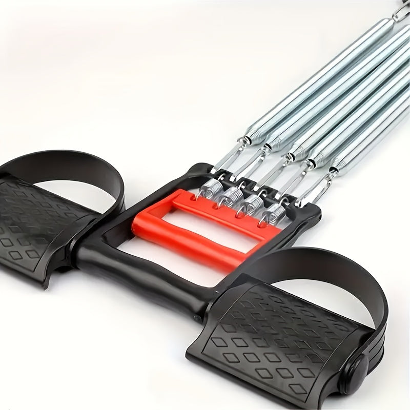 Stainless Steel Pedal Puller Multifunctional Tensioner Adjustable Resistance Arm Chest Muscle Training Bodybuilding Sit-Up Strength Workout