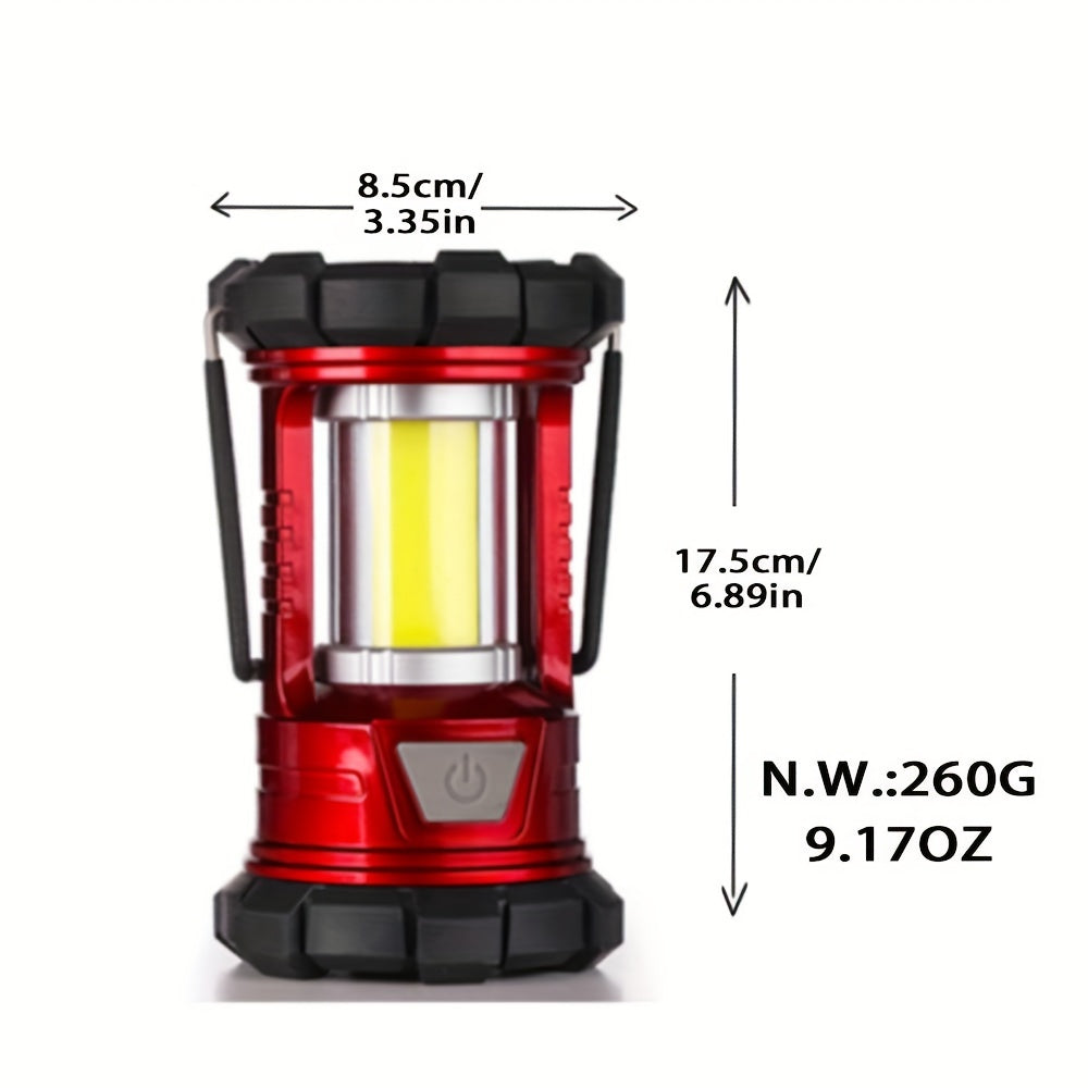 Rechargeable Camping Lantern 2-Pack – 1500LM LED Camp Light with Phone Charger 3 Light Modes Portable Hurricane Lantern for Emergency Outdoor Power Outage