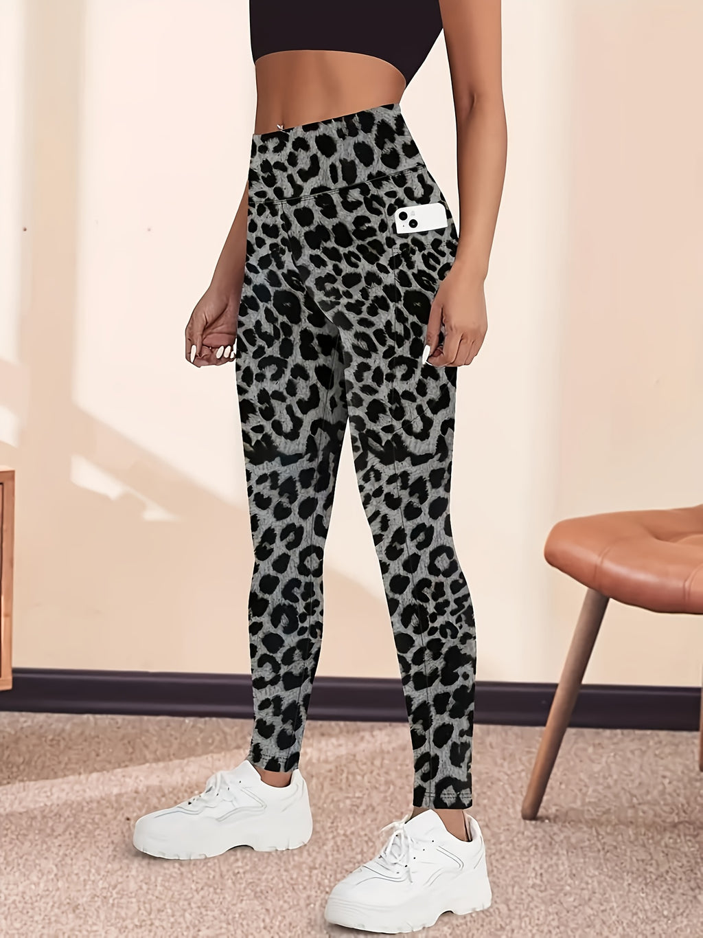 High Waisted Yoga Pants for Women with Pockets High Stretch Solid Color Athletic Leggings for Running Gym Workout Training XS-XXL